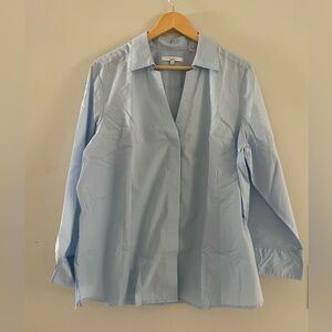 Foxcroft Light Blue Button Down Shirt